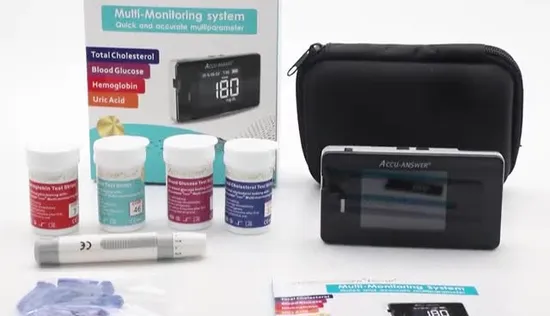 Diabetes Glucose Meter Blood Test Mornitoring System Glucosemeter Practical Homeuse