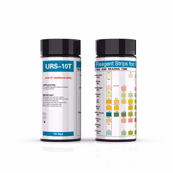 Bandelettes réactives pour l'eau Bandelettes de test de paramètres W-10 Ammoniac