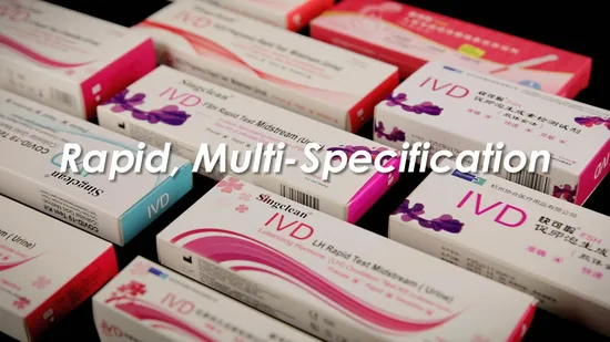 Dispositif de test d'antigène salivaire multi-spécification de profil Singclean d'usine pour les maladies infectieuses pour C-19