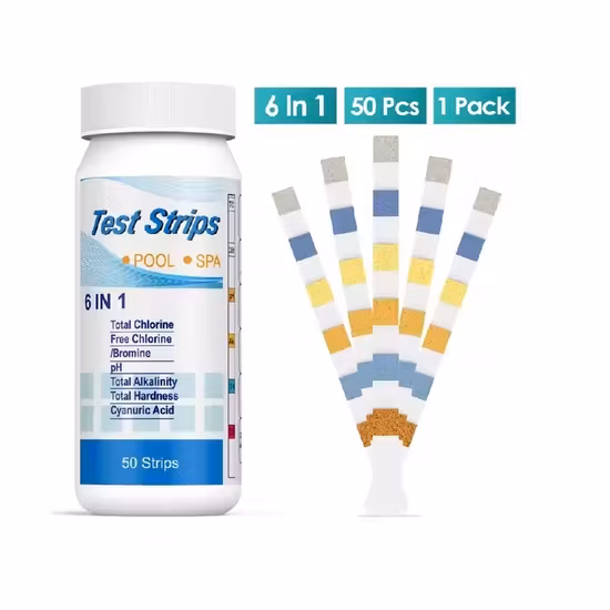 Bandelettes de test d'eau de bonne qualité pour l'eau, la piscine, le spa, l'aquarium Fournisseur fiable Kit de test d'aquarium