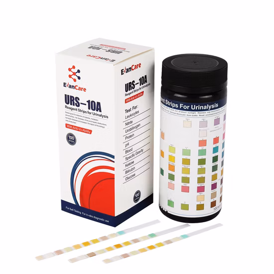Bandelettes de test urinaires universelles Urs-3, bandelettes de test de glucose/pH/protéines