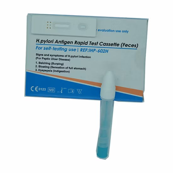 Diagnostic médical H Pylori Poct Antigen Test H-Pylori Helicobacter Pylori Kits de test rapide de selles