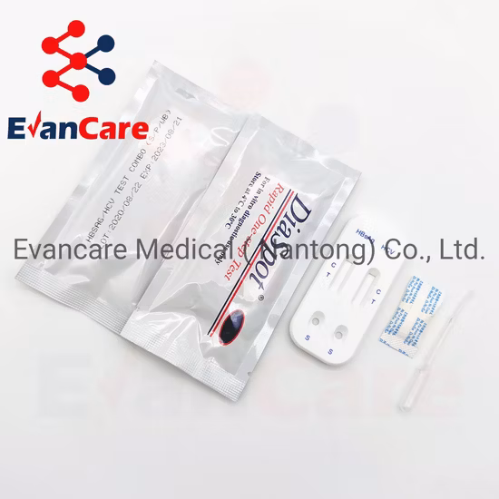 Kit de test Hbsag/VIH/VHC/Tp pour maladies infectieuses Test sanguin Clungene