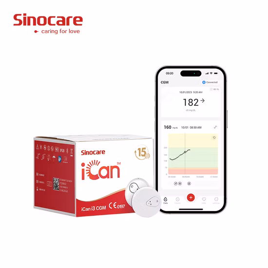 Système de surveillance intelligent du lecteur de glycémie pour la vente en gros